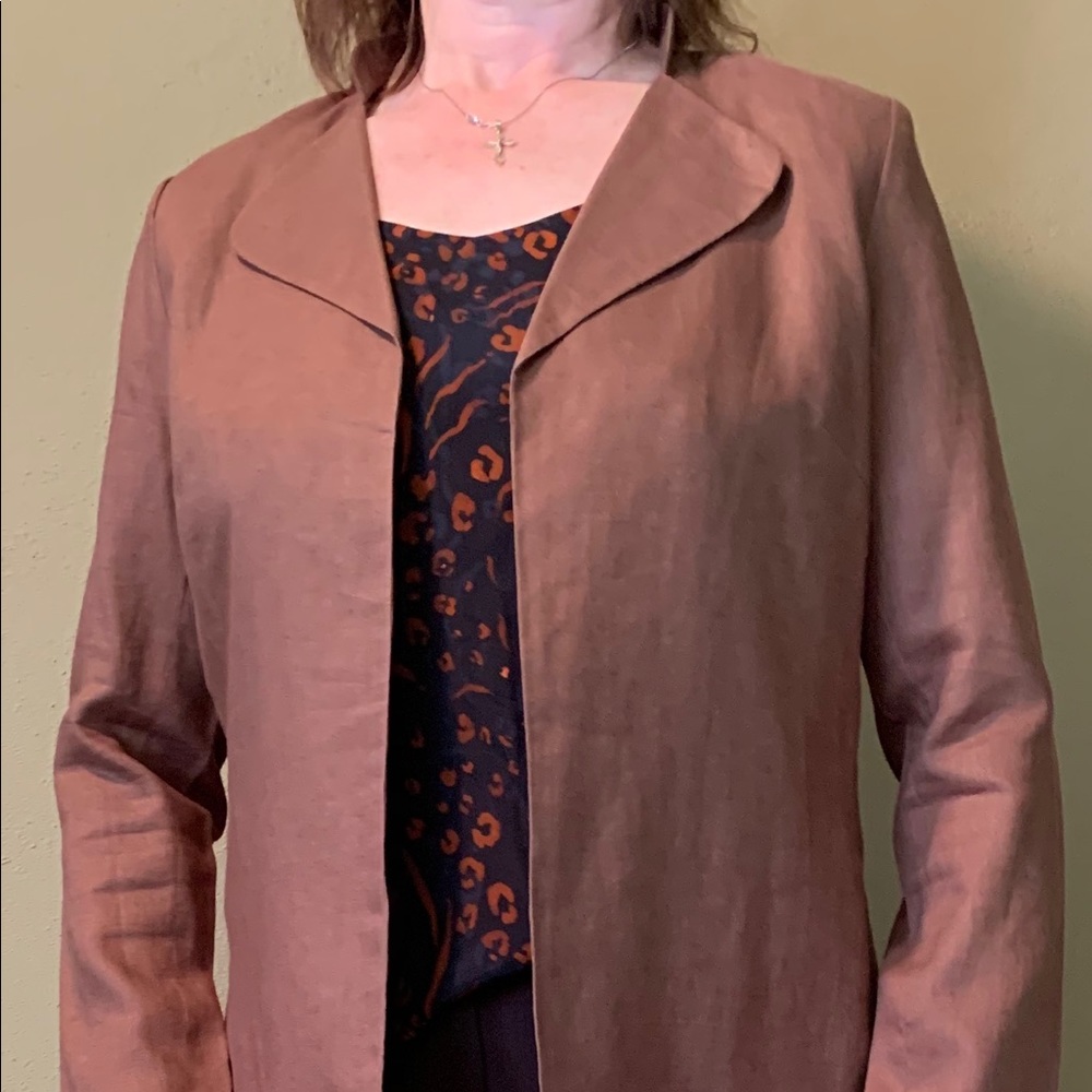 SOLD-Linen Blazer with Class